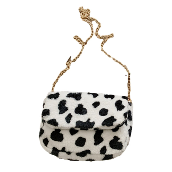 CH Cow-Pattern Crossbody Bag