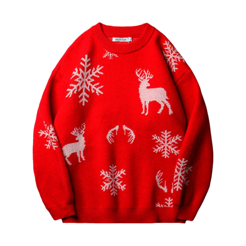 CH Snow Reindeer Knitted Sweater