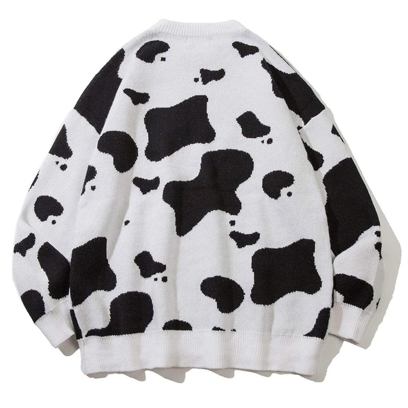 CH Cow-Pattern Sweater