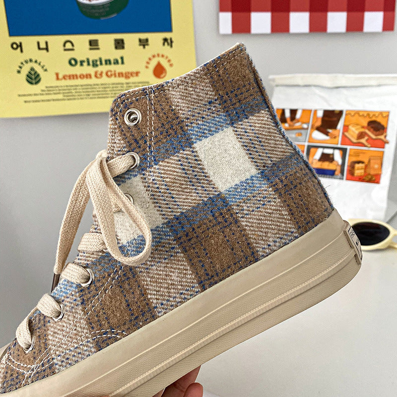 CH Plaid Canvas Shoes