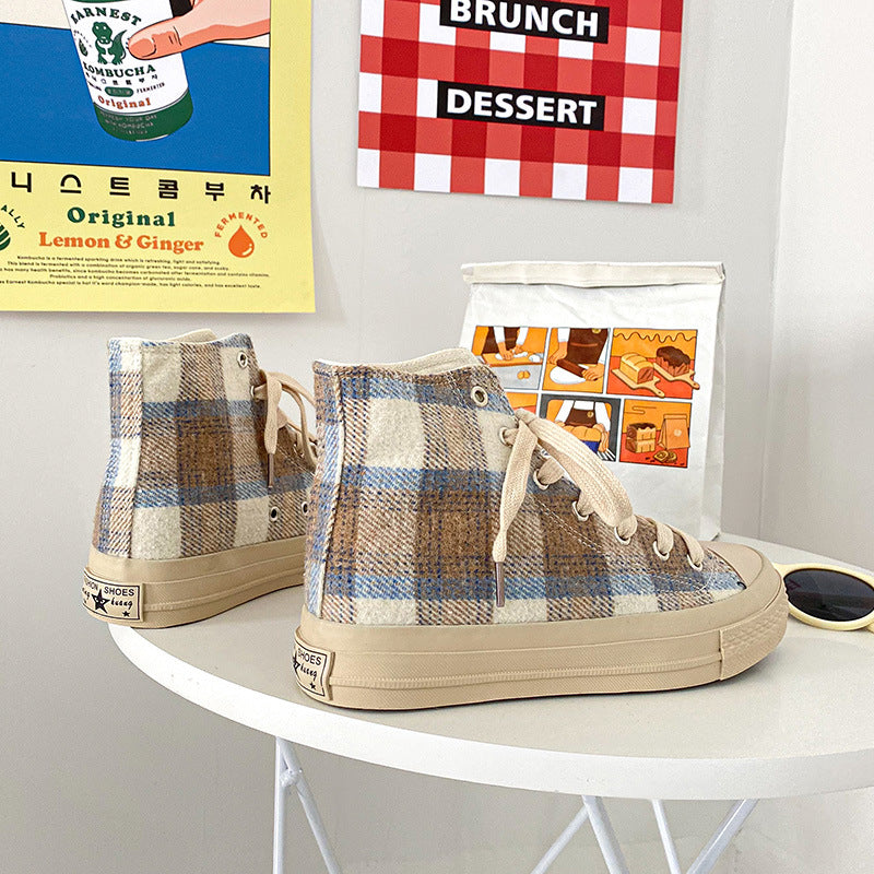 CH Plaid Canvas Shoes