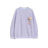 Oversized Bear-in-Pocket Sweatshirt