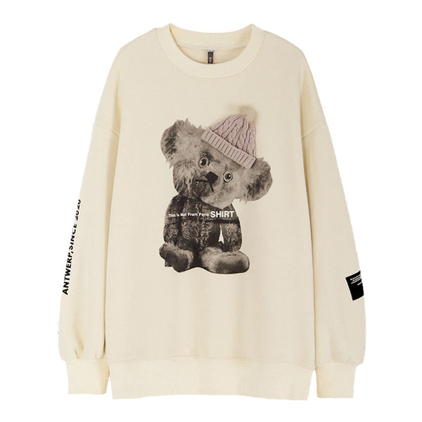 CH Fluffy Bear With Hat Sweatshirt