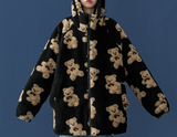 CH Bear Design Comfy Sherpa Coat