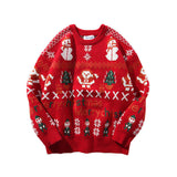 CH Vintage Xmas Pattern Knitted Sweater