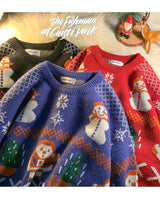 CH Vintage Xmas Pattern Knitted Sweater