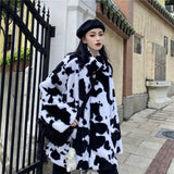 CH Cow Patten Sherpa Coat