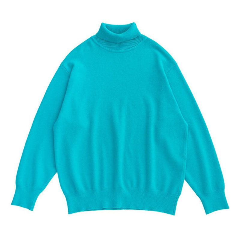 CH Pure Pastel Color Turtleneck Sweater