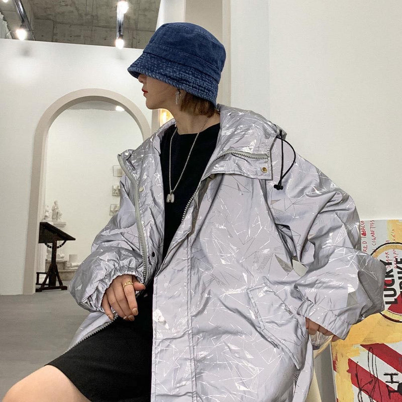 CH Reflective Geometric Jacket