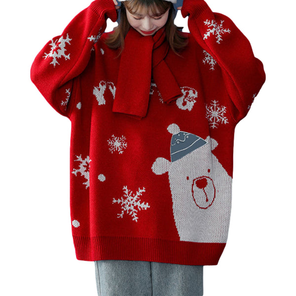 CH Vintage Snow Pattern Sweater