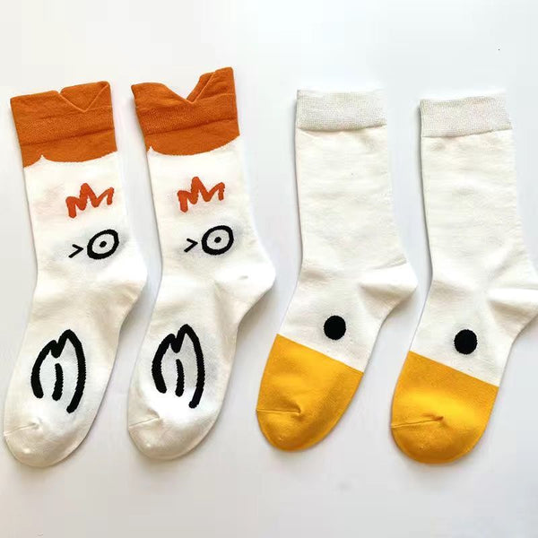 CH White Goose Socks