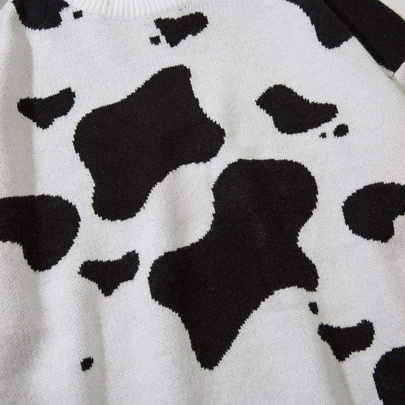 CH Cow-Pattern Sweater