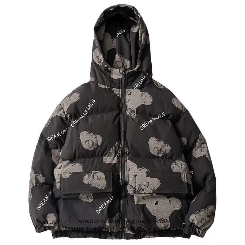 CH Grey Bear Print Coat