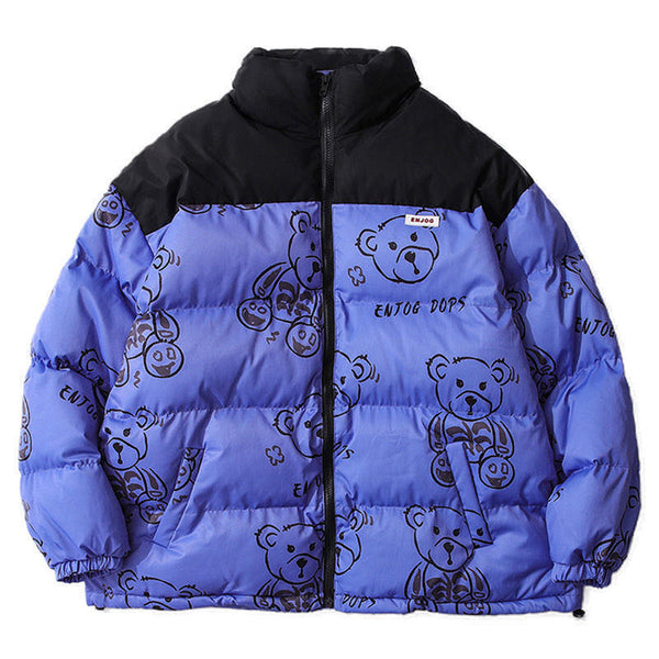 CH Printed Funny Bear Coat