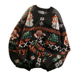 CH Vintage Xmas Pattern Knitted Sweater