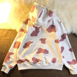 CH Pink Cow Pattern Hoodie