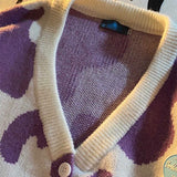 CH Purple Cow-Pattern Sweater