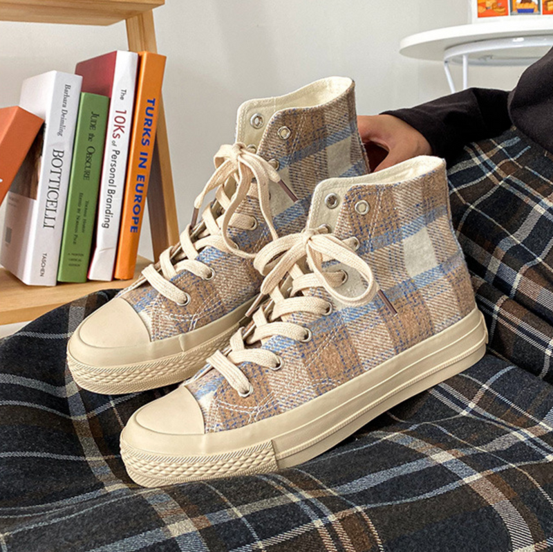 CH Plaid Canvas Shoes