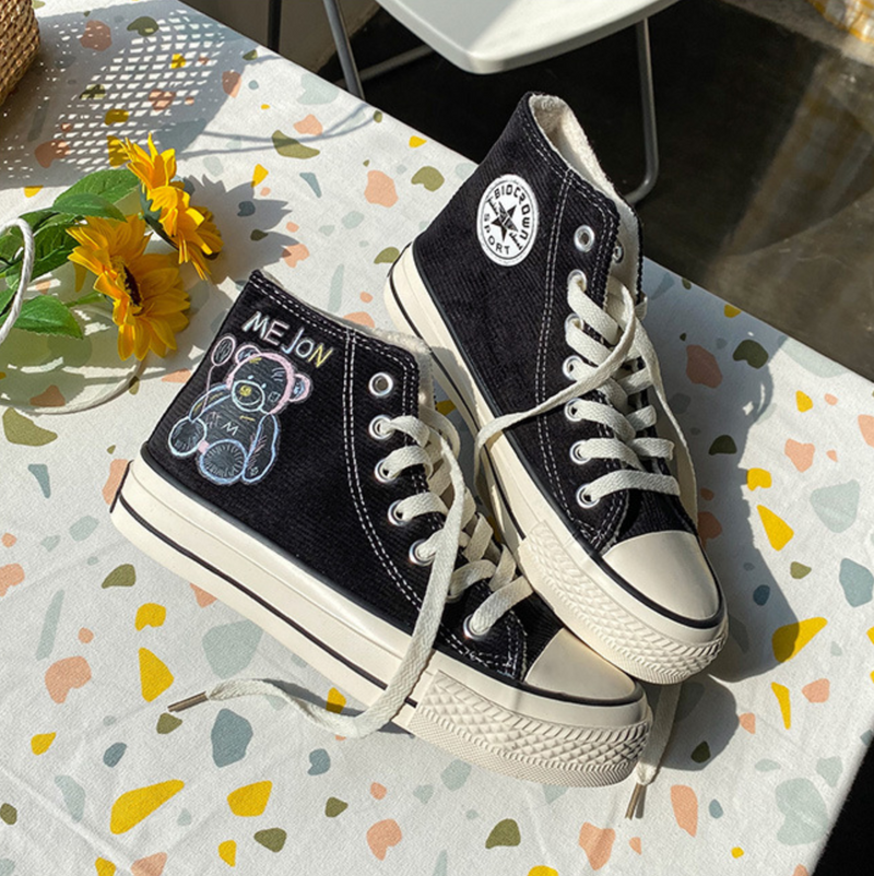 CH "Me JON" Bear Canvas Shoes