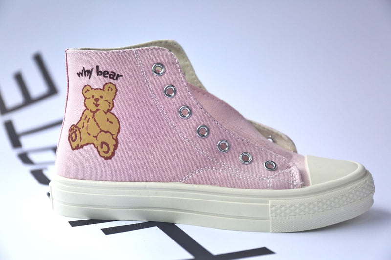 Women's Teddy bear canvas shoes