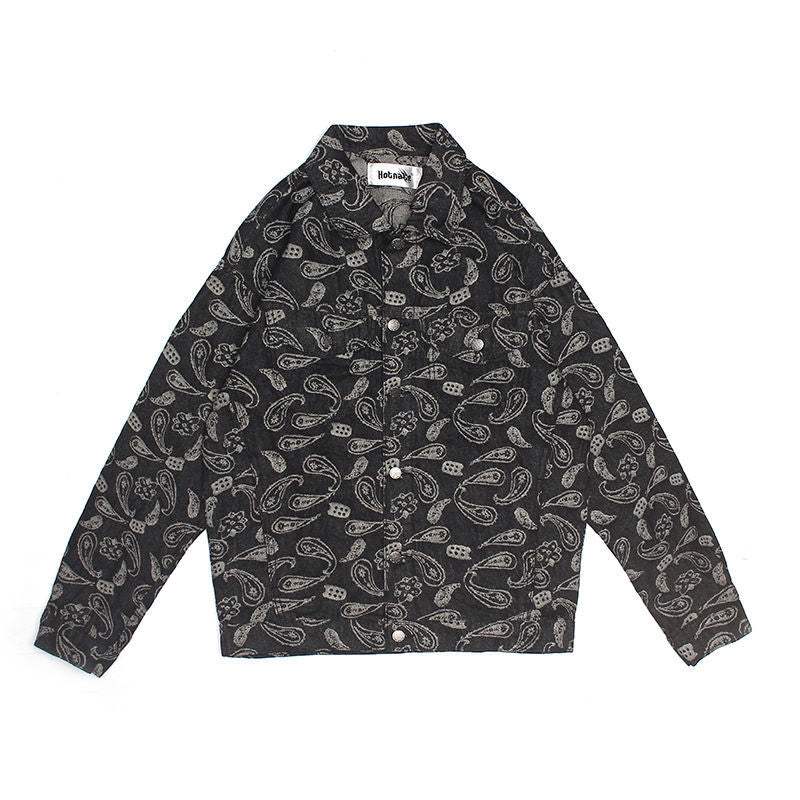 CH Full-Prints Cashews Denim Jacket