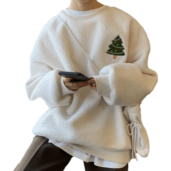 CH Sherpa Sweatshirt With Bag