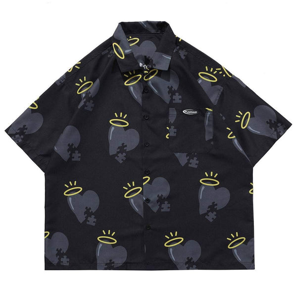 CH Puzzled Heart Short Sleeve Shirt