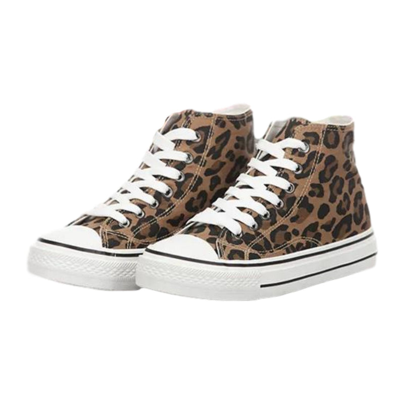 Women's Leopard Canvas Shoes - Chiggate