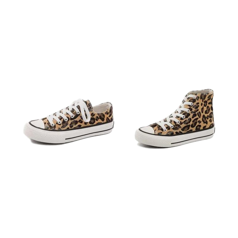 Women's Leopard Canvas Shoes - Chiggate